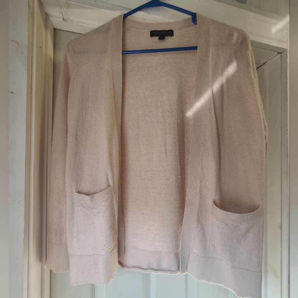 Banana Republic Baby Pink Cardigan